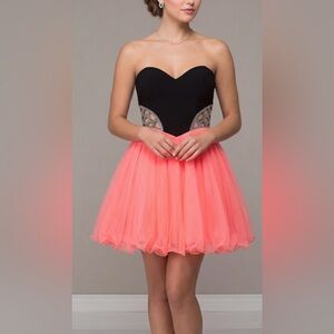 Blondie Nites Sweetheart Coral Dream Dress size 1